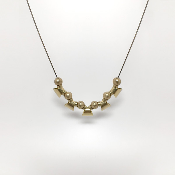 7115 by Szeki Trapezoid Fin Necklace 7115 by Szeki Trapezoid Fin Necklace
