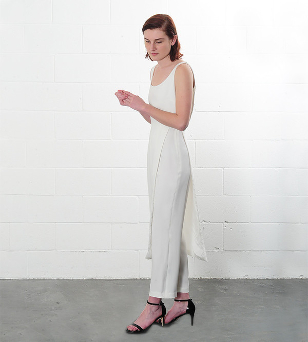 Catherine Quin White Seagram Jumpsuit Catherine Quin White Seagram Jumpsuit