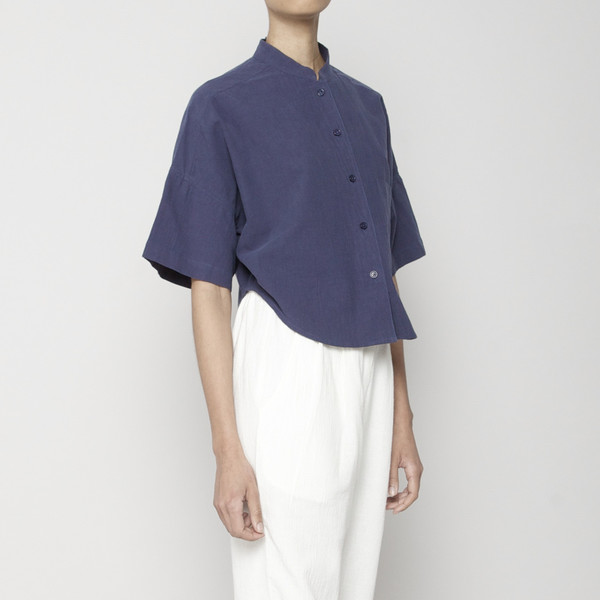7115 by Szeki Pocket Cropped Shirt 7115 by Szeki Pocket Cropped Shirt