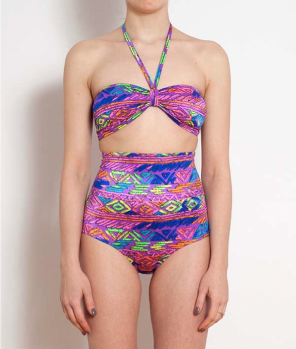 Minnow Bathers Purple Aztec Two-Piece Minnow Bathers Purple Aztec Two-Piece