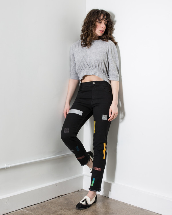 Aires Super-Tight Taped Jeans Aires Super-Tight Taped Jeans