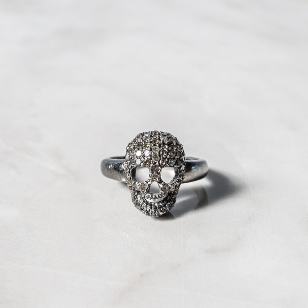 Diamond Skull Ring Diamond Skull Ring