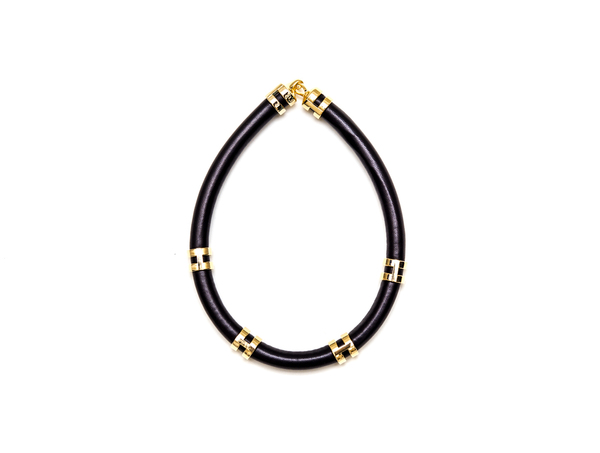 Lizzie Fortunato Double Take Necklace in Black Lizzie Fortunato Double Take Necklace in Black