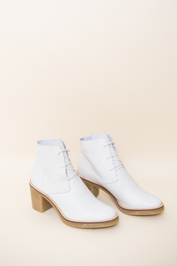 Miist Imelda Boots / White Leather Miist Imelda Boots / White Leather