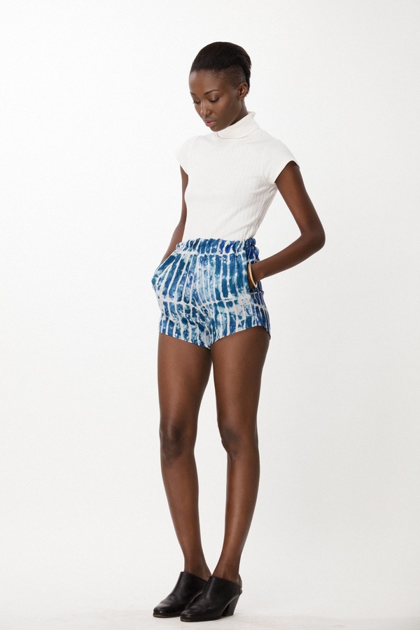 Osei-Duro Dash Shorts in Marine Chalk Osei-Duro Dash Shorts in Marine Chalk