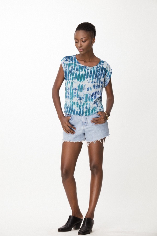 Osei-Duro Maena Shell in Marine Chalk Osei-Duro Maena Shell in Marine Chalk