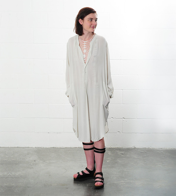 Raquel Allegra Henley Dress Raquel Allegra Henley Dress