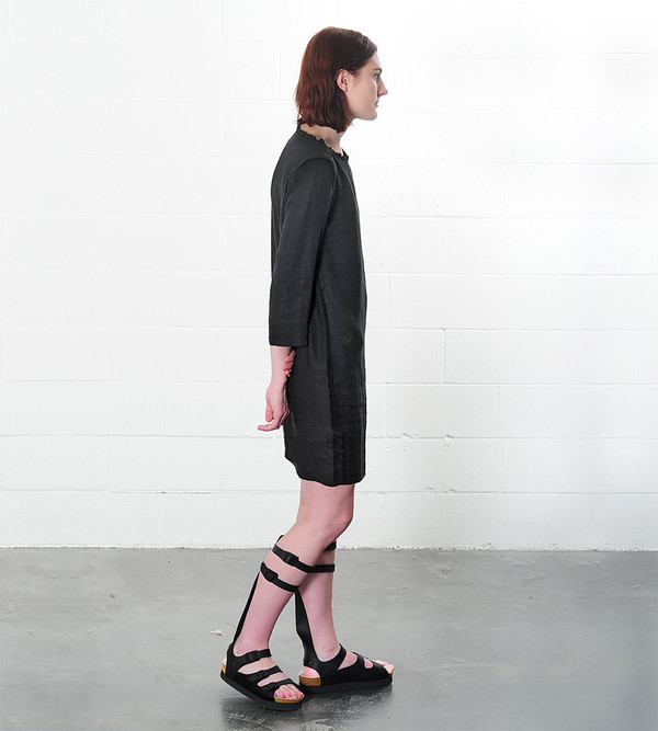 Raquel Allegra Linen Shift Dress Raquel Allegra Linen Shift Dress