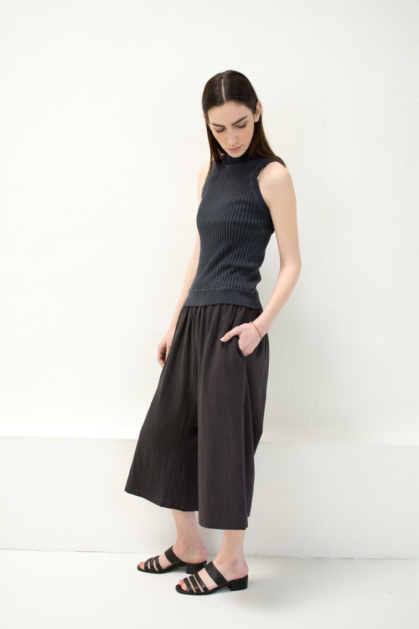 Micaela Greg Black Rib Tank Micaela Greg Black Rib Tank