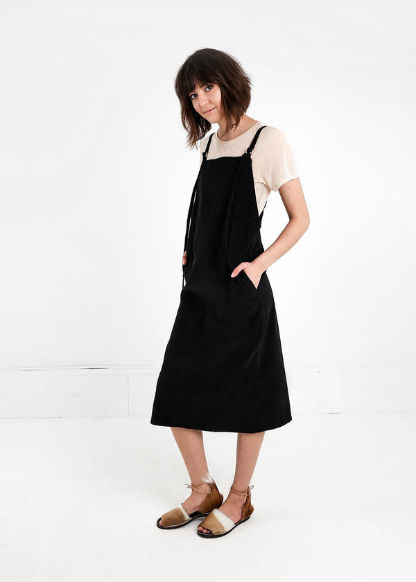 Baserange Fine Corduroy Overall Dress Baserange Fine Corduroy Overall Dress