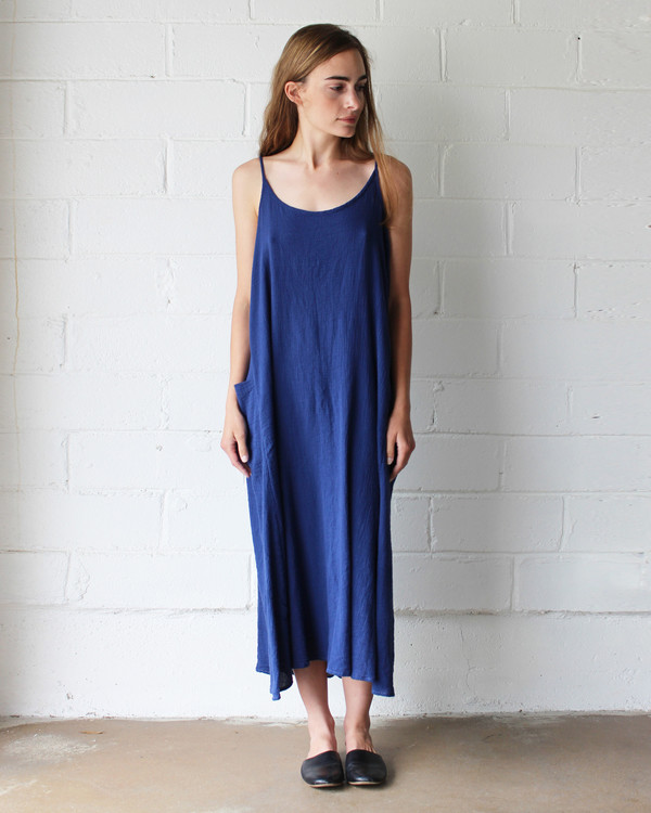 Esby LYLA SLIP DRESS - INDIGO Esby LYLA SLIP DRESS - INDIGO