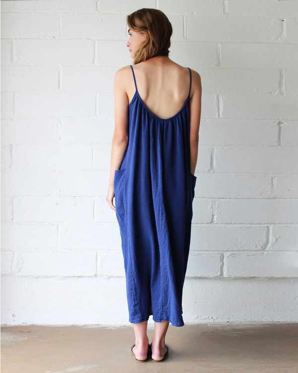Esby LYLA SLIP DRESS - INDIGO Esby LYLA SLIP DRESS - INDIGO