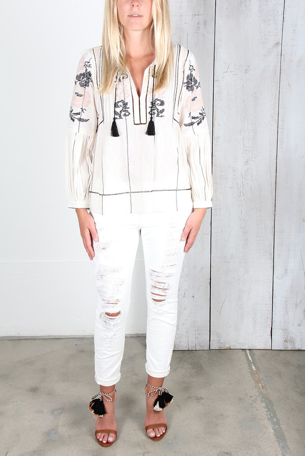 ULLA JOHNSON FLORA BLOUSE ULLA JOHNSON FLORA BLOUSE