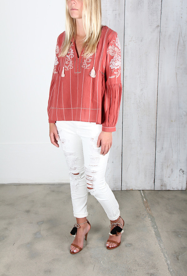 ULLA JOHNSON FLORA BLOUSE ULLA JOHNSON FLORA BLOUSE