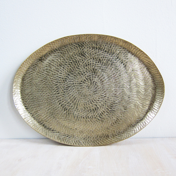 Aureus chased metal trays Aureus chased metal trays