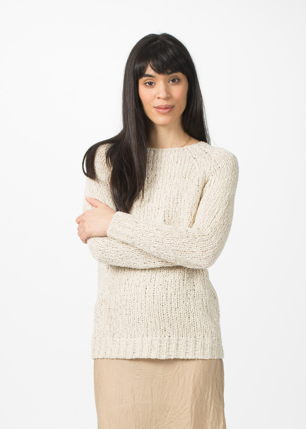 Organic by John Patrick Long Sleeve Pullover - Natural Organic by John Patrick Long Sleeve Pullover - Natural