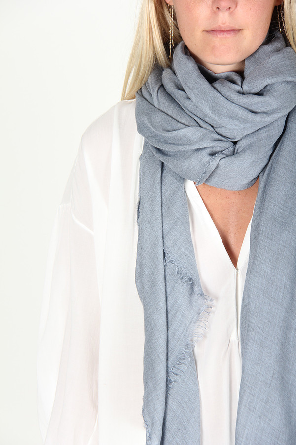 FALIERO SARTI AZZURRA SCARF - BLUE FALIERO SARTI AZZURRA SCARF - BLUE