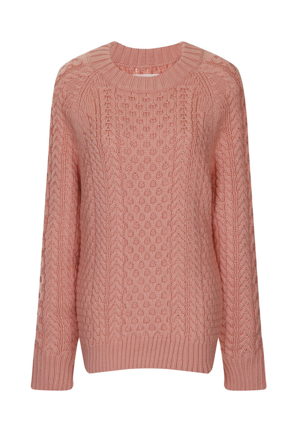 Apiece Apart Anni Flamingo Fishermens Sweater Apiece Apart Anni Flamingo Fishermens Sweater