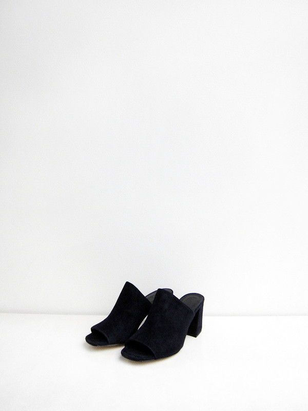 Maryam Nassir Zadeh Penelope Mule, Navy Suede Maryam Nassir Zadeh Penelope Mule, Navy Suede