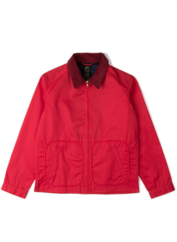 Men's Brain Dead No Brainer Club Jkt Red Men's Brain Dead No Brainer Club Jkt Red