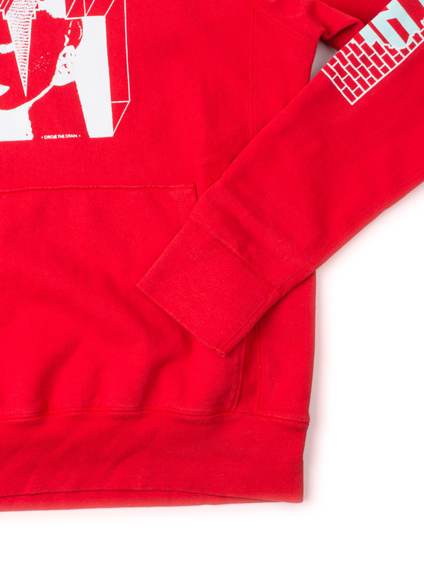 Men's Brain Dead Supreme Architect Hood Red Men's Brain Dead Supreme Architect Hood Red