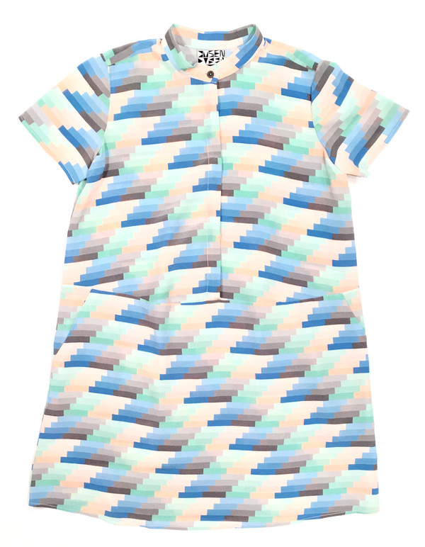 Dusen Dusen Gradient Stripe Oversize Tee Dress Dusen Dusen Gradient Stripe Oversize Tee Dress