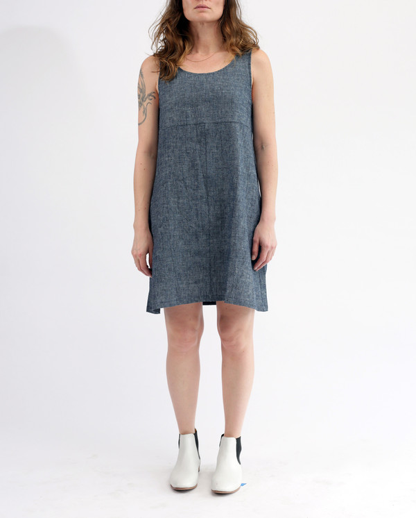 Nahanni Arntzen Franky dress, organic indigo Nahanni Arntzen Franky dress, organic indigo