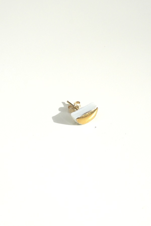 Jujumade 14K gold half moon earring Jujumade 14K gold half moon earring