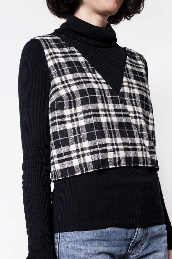 Markoo Nikki Plaid Top Markoo Nikki Plaid Top