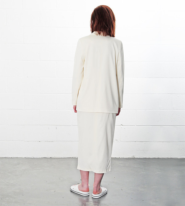Ganni White Tailor Blazer Ganni White Tailor Blazer