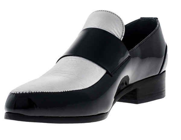 Cartel Footwear Loafer - Comala Silver and Black Patent Cartel Footwear Loafer - Comala Silver and Black Patent
