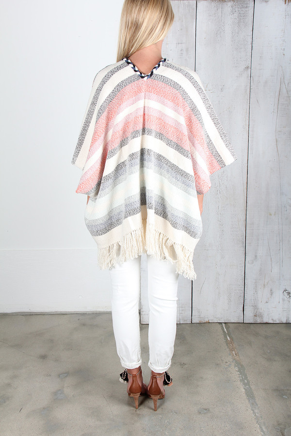 ULLA JOHNSON GEORGIA WRAP PONCHO ULLA JOHNSON GEORGIA WRAP PONCHO