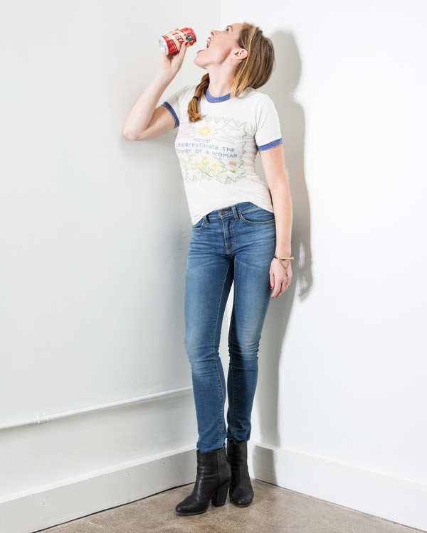 Stoned Immaculate Feminist Ringer Tee Stoned Immaculate Feminist Ringer Tee