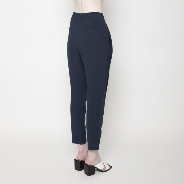 7115 by Szeki Signature Linen Gathered Trouser - Navy 7115 by Szeki Signature Linen Gathered Trouser - Navy