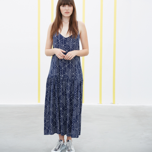 Ali Golden DROP-WAIST DRESS - BLACK Ali Golden DROP-WAIST DRESS - BLACK