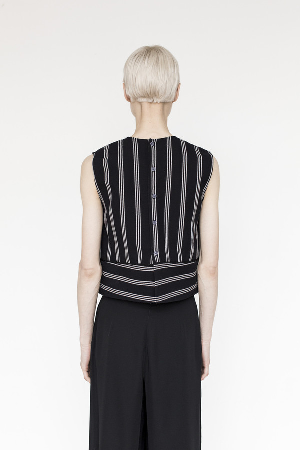 Kallmeyer Cotton Button Back Top Kallmeyer Cotton Button Back Top