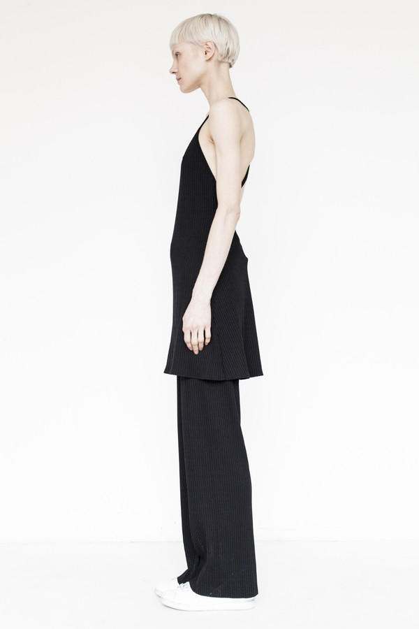 Assembly Cotton Ribbed Camisole - Black Assembly Cotton Ribbed Camisole - Black