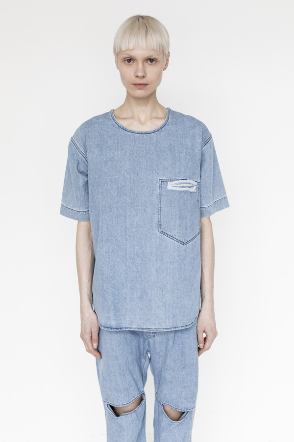 69 Cotton Slit Pocket Tee 69 Cotton Slit Pocket Tee