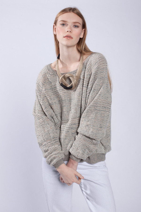 Micaela Greg Chalked Raglan Sweater Micaela Greg Chalked Raglan Sweater