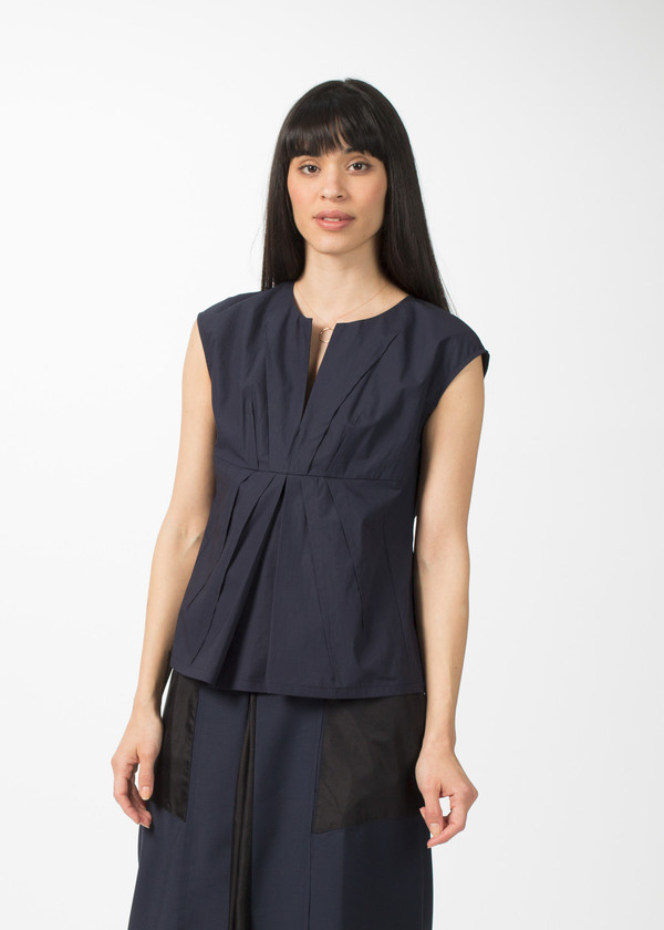 Odeeh Sleeveless Gathered Top Odeeh Sleeveless Gathered Top