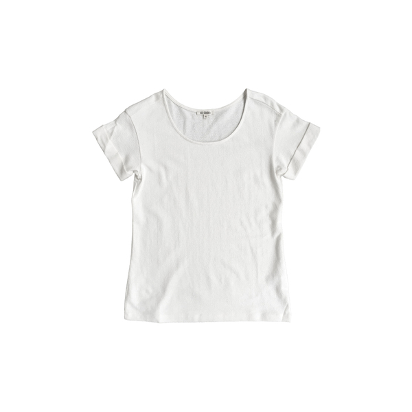 Ali Golden ROLL-SLEEVE T-SHIRT - CREAM Ali Golden ROLL-SLEEVE T-SHIRT - CREAM