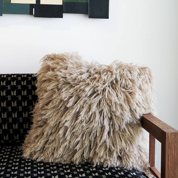 Erica Tanov alpaca shag pillow Erica Tanov alpaca shag pillow