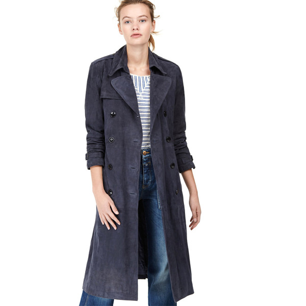 closed club suede trench coat closed club suede trench coat