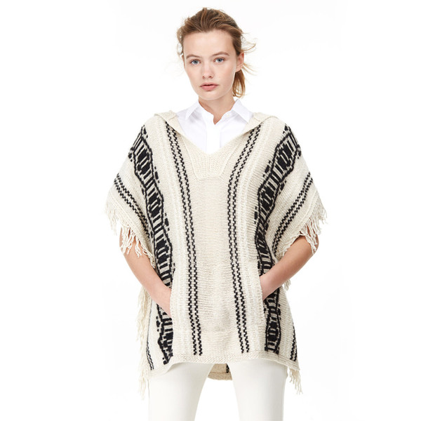 closed hooded poncho closed hooded poncho
