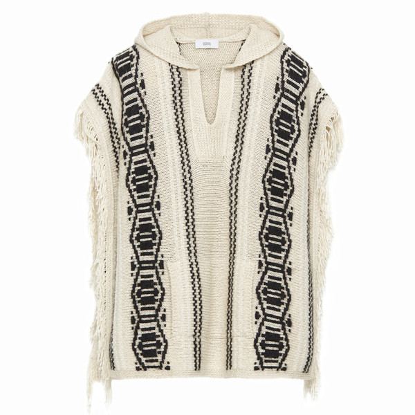 closed hooded poncho closed hooded poncho