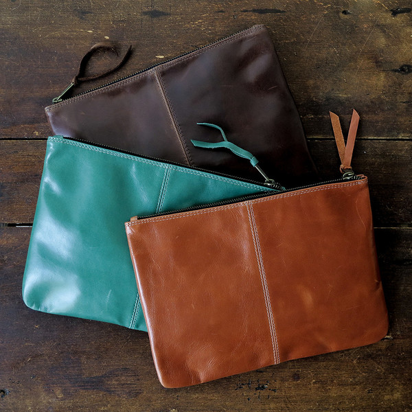 Erica Tanov leather clutch Erica Tanov leather clutch