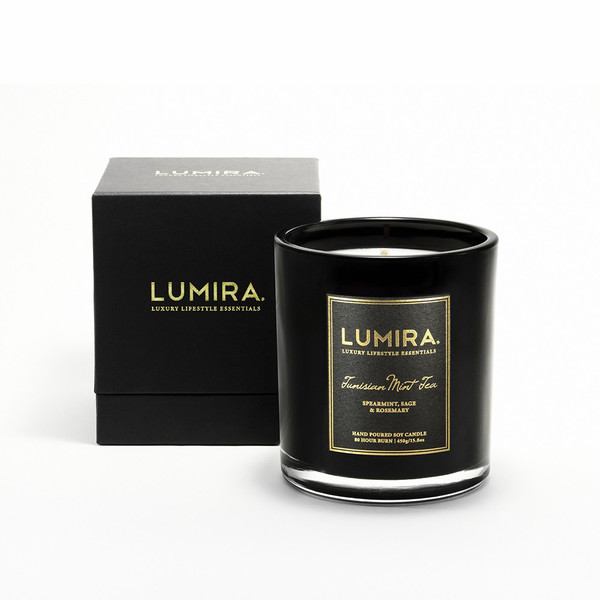 lumira tunisian mint tea candle lumira tunisian mint tea candle