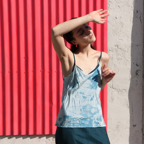 Erica Tanov simone indigo camisole Erica Tanov simone indigo camisole