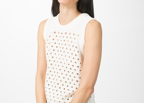 Sayaka Davis Sleeveless Eyelet Knit Sayaka Davis Sleeveless Eyelet Knit
