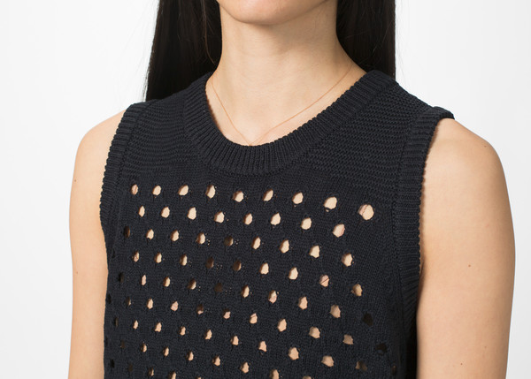 Sayaka Davis Sleeveless Eyelet Knit Sayaka Davis Sleeveless Eyelet Knit
